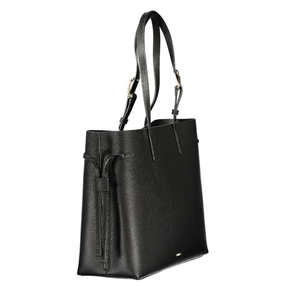 Furla Black Leather Handbag