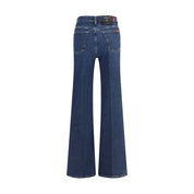 Blue Cotton Flared Jeans - Modern Dojo