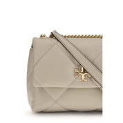 Cream Lambskin Diamond Quilted Shoulder Bag