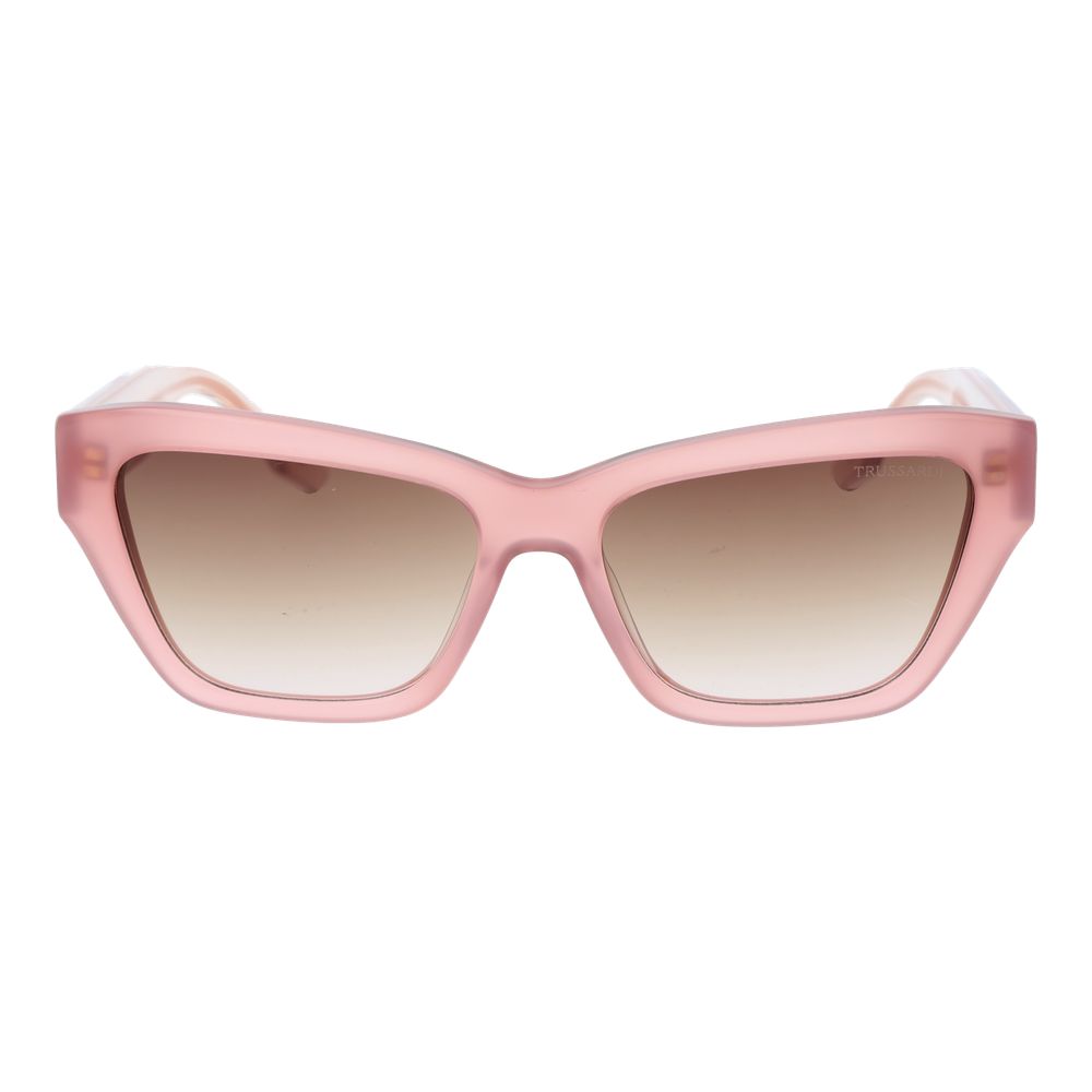 Trussardi Rose Acetate Cat Eye Sunglasses