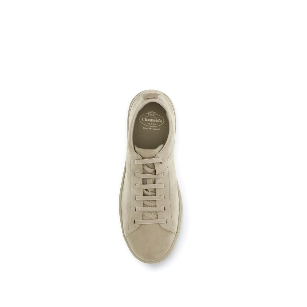Church's Gray Suede Low Top Sneakers