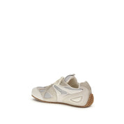 Axel Arigato Beige Calf Leather Low Top Sneakers