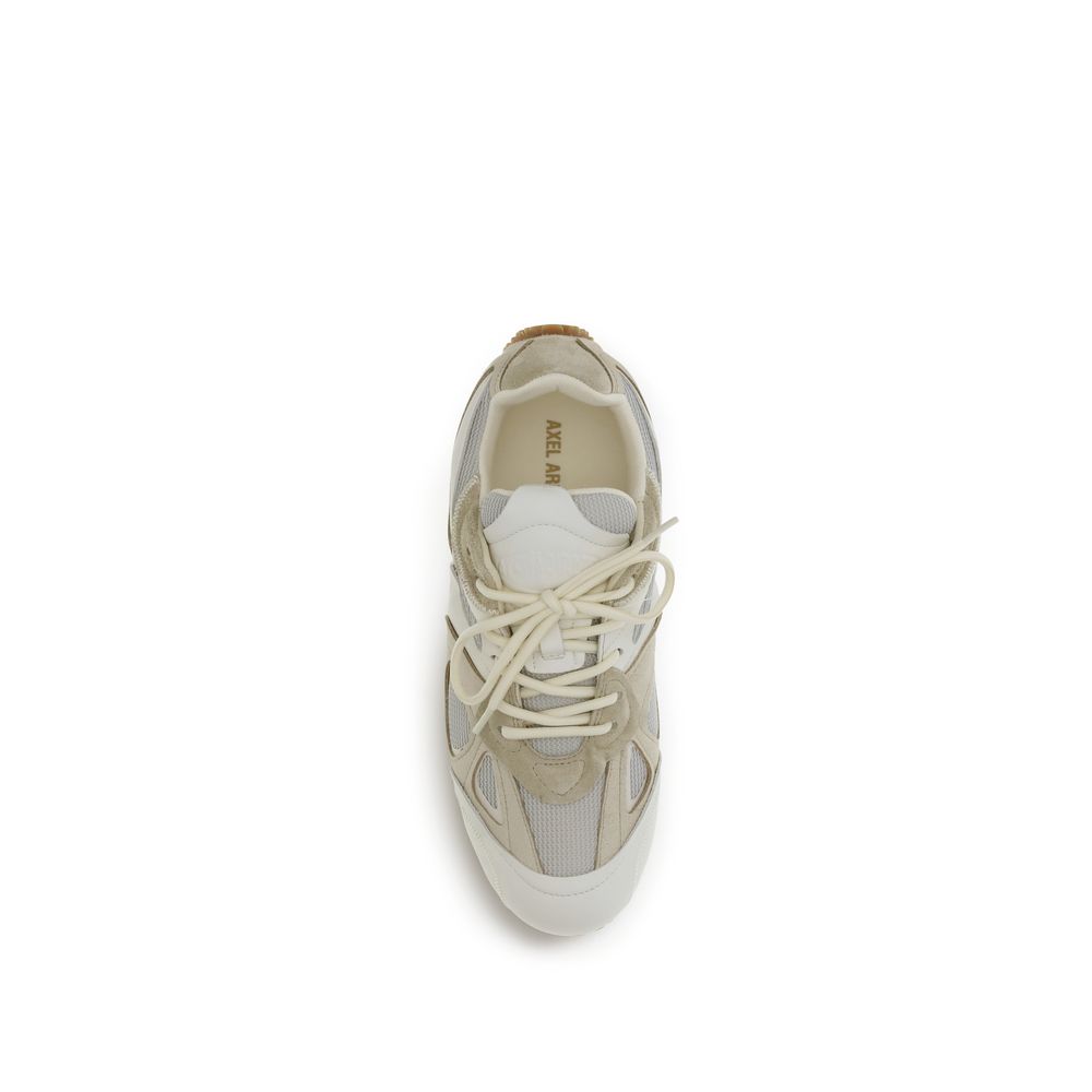 Axel Arigato Beige Calf Leather Low Top Sneakers