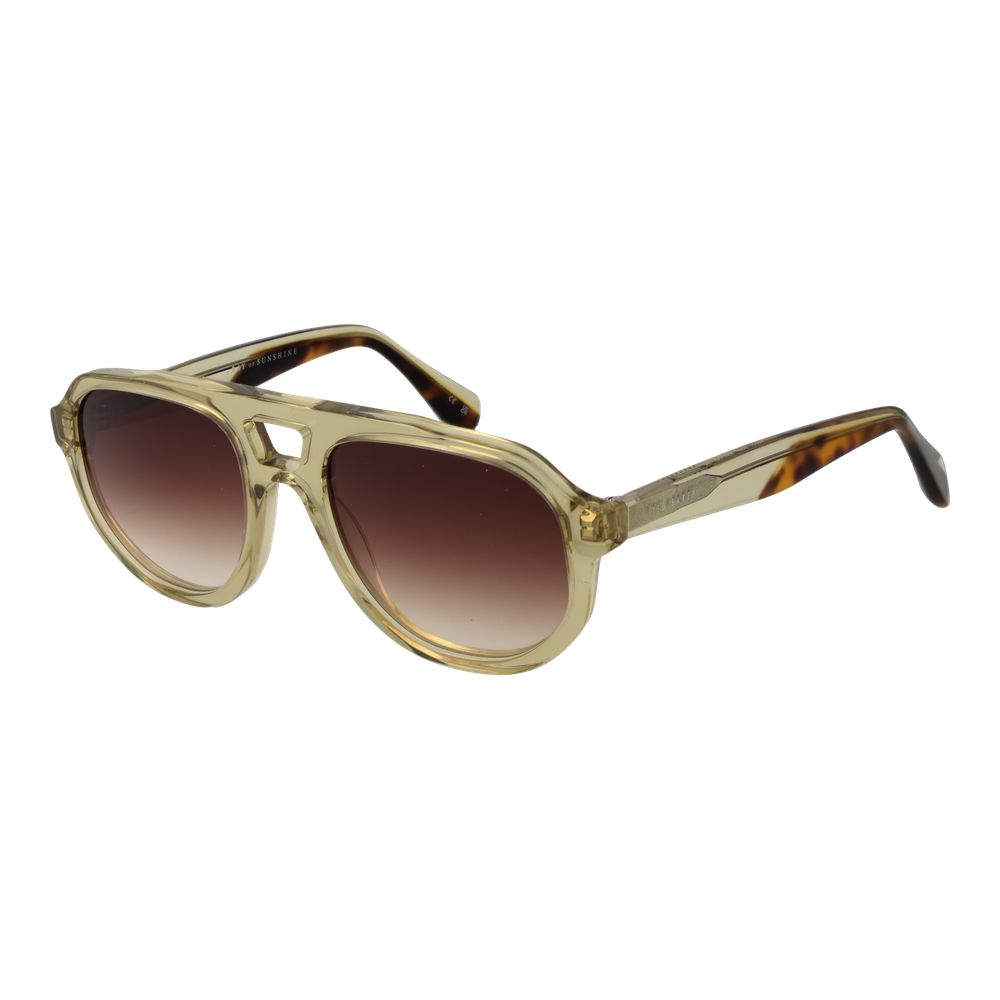 Ted Baker Olive Acetate Aviator Sunglasses