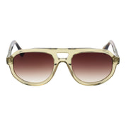 Ted Baker Olive Acetate Aviator Sunglasses