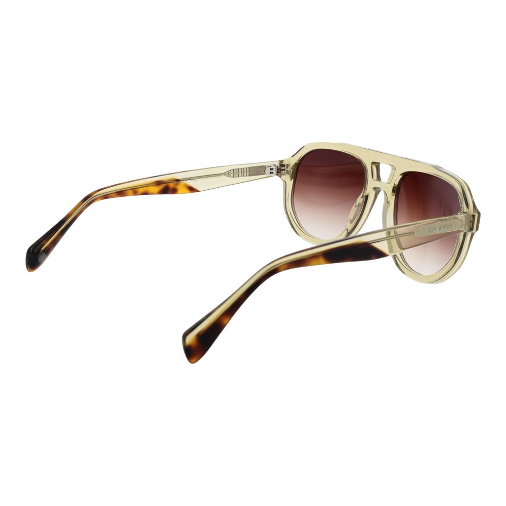 Ted Baker Olive Acetate Aviator Sunglasses