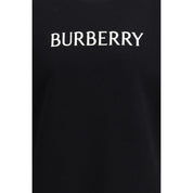 Svart bomullströja med Burberry-logotyp