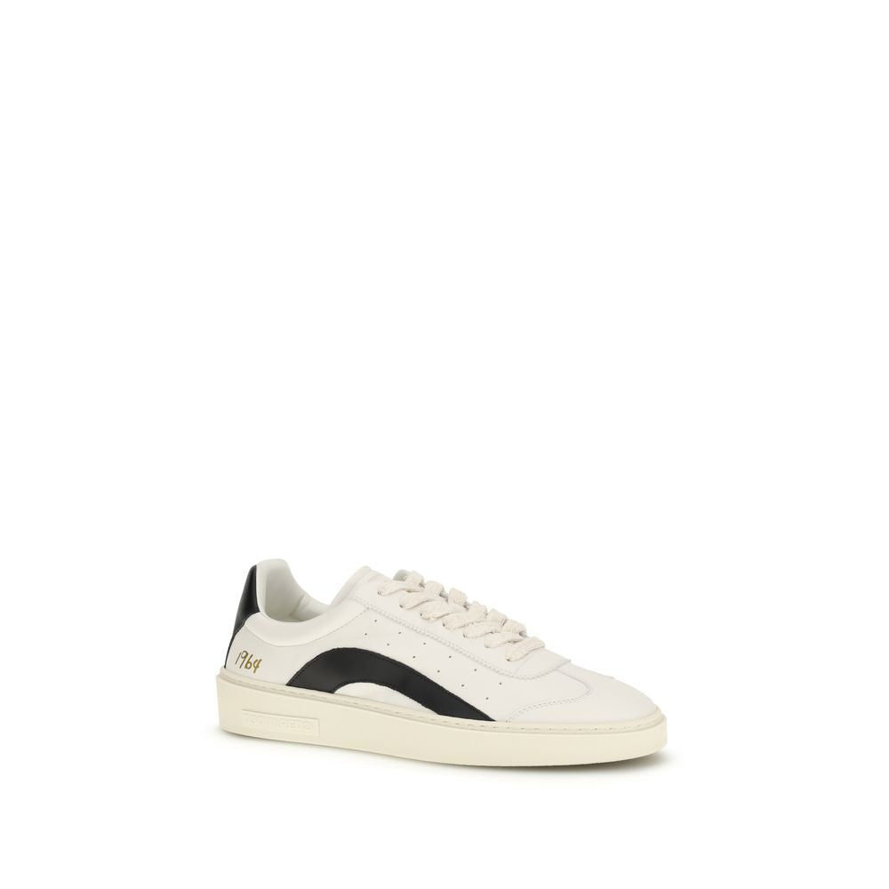 Dsquared² Multicolor Calf Leather Low Top Sneakers