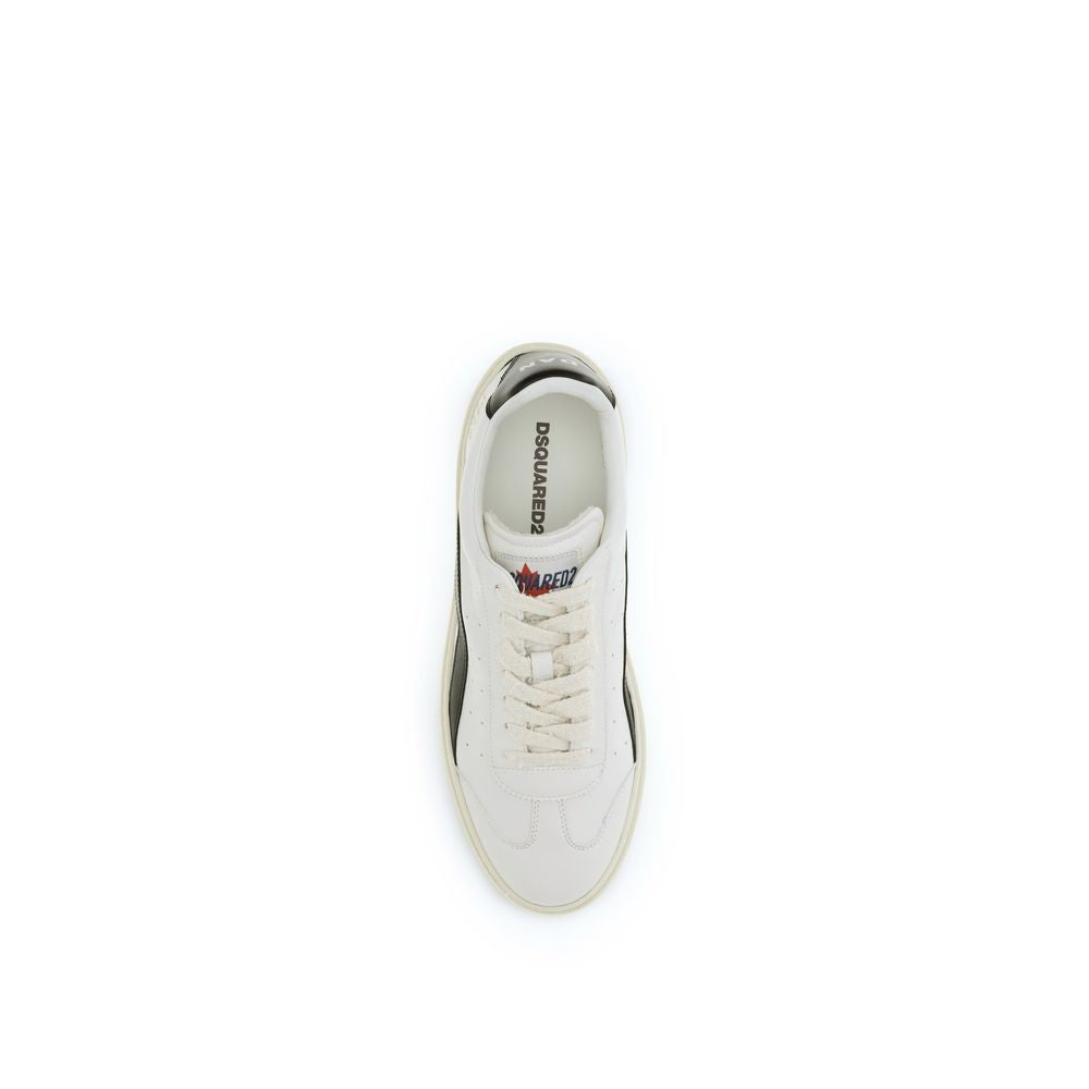 Dsquared² Multicolor Calf Leather Low Top Sneakers
