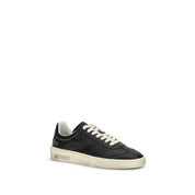 Dsquared² Black Calf Leather Low Top Sneakers