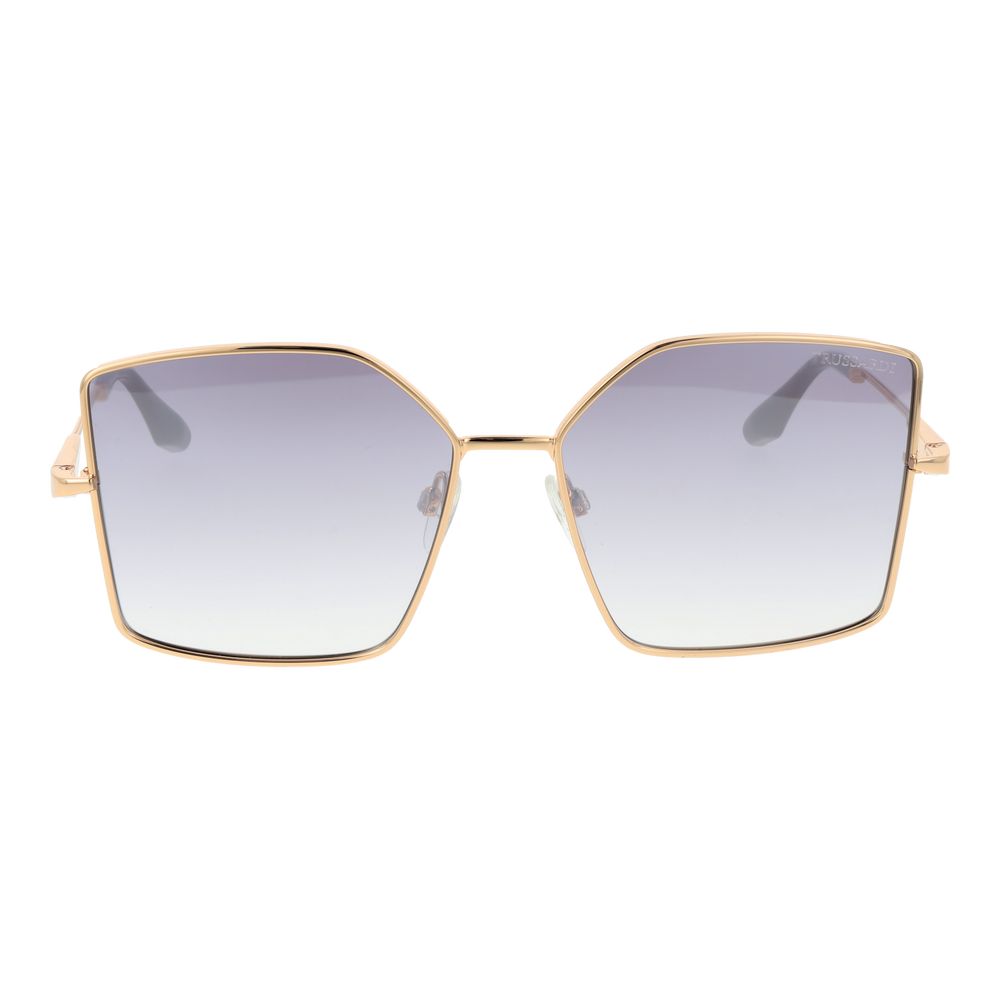Trussardi Gold Metal Butterfly Sunglasses