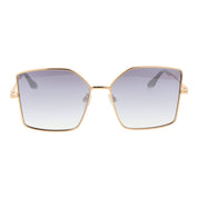 Trussardi Gold Metal Butterfly Sunglasses