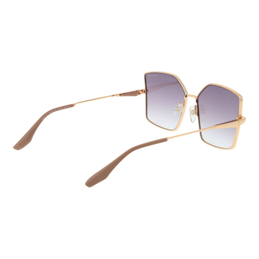 Trussardi Gold Metal Butterfly Sunglasses