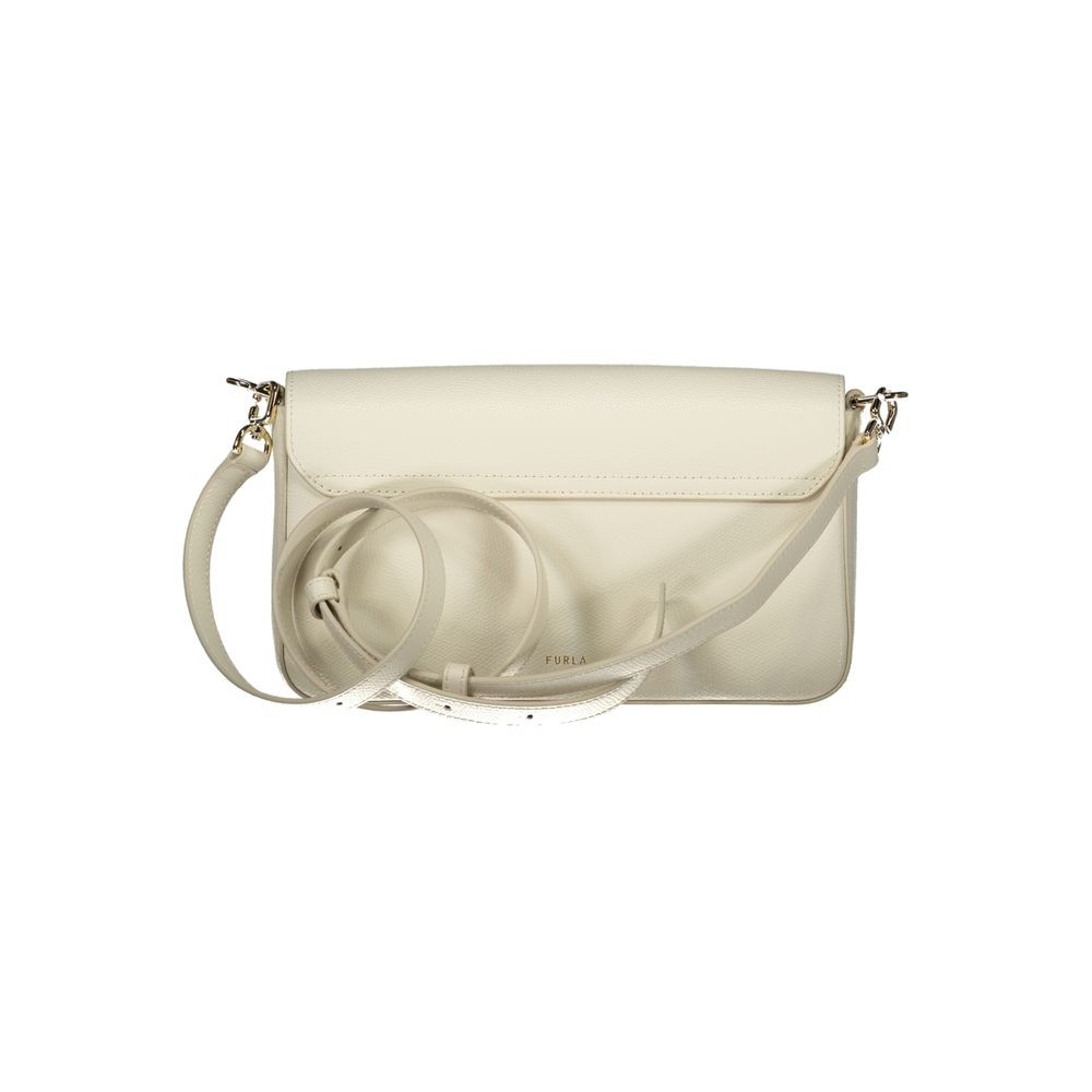 Furla Bianco Leather Handbag