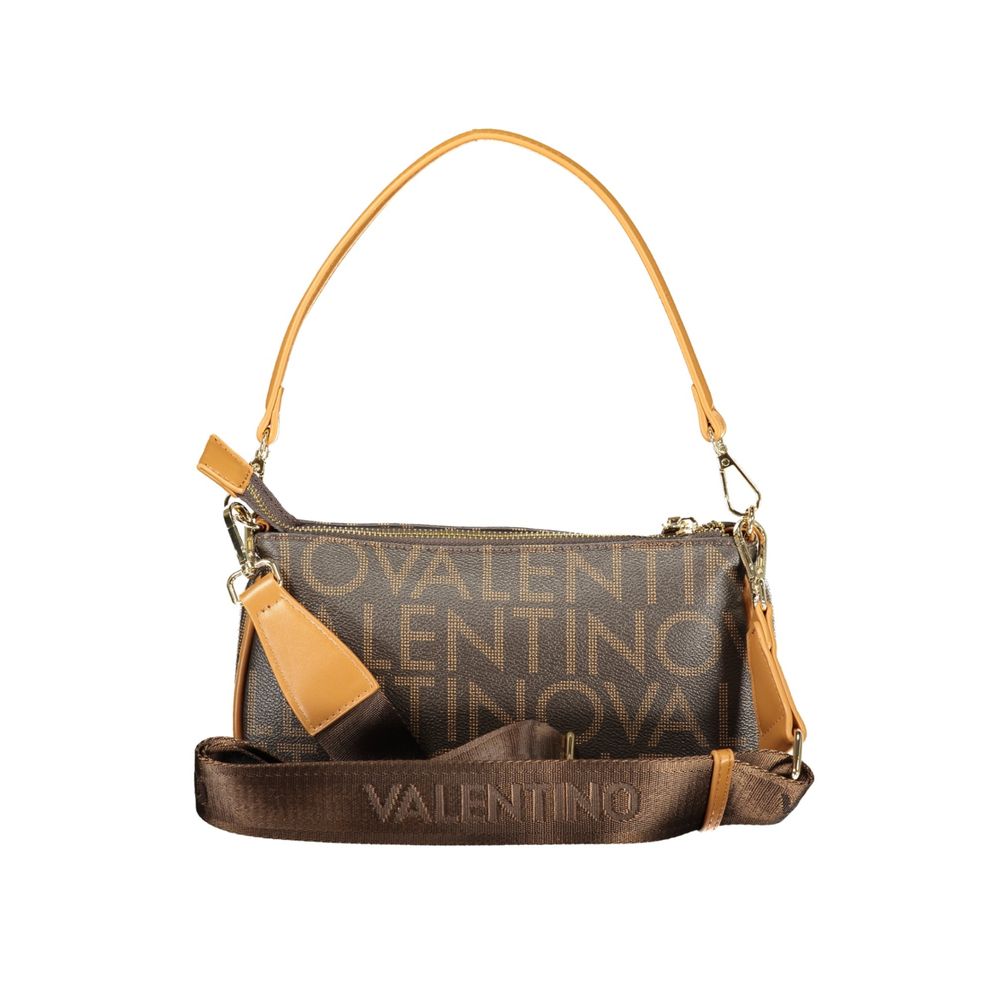 Valentino Brown Polyurethane Shoulder Bag