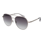 Ted Baker Gunmetal Metal Aviator Sunglasses