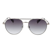 Ted Baker Gunmetal Metal Aviator Sunglasses