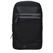 Svart Tyg Axelremsväska - Piquadro