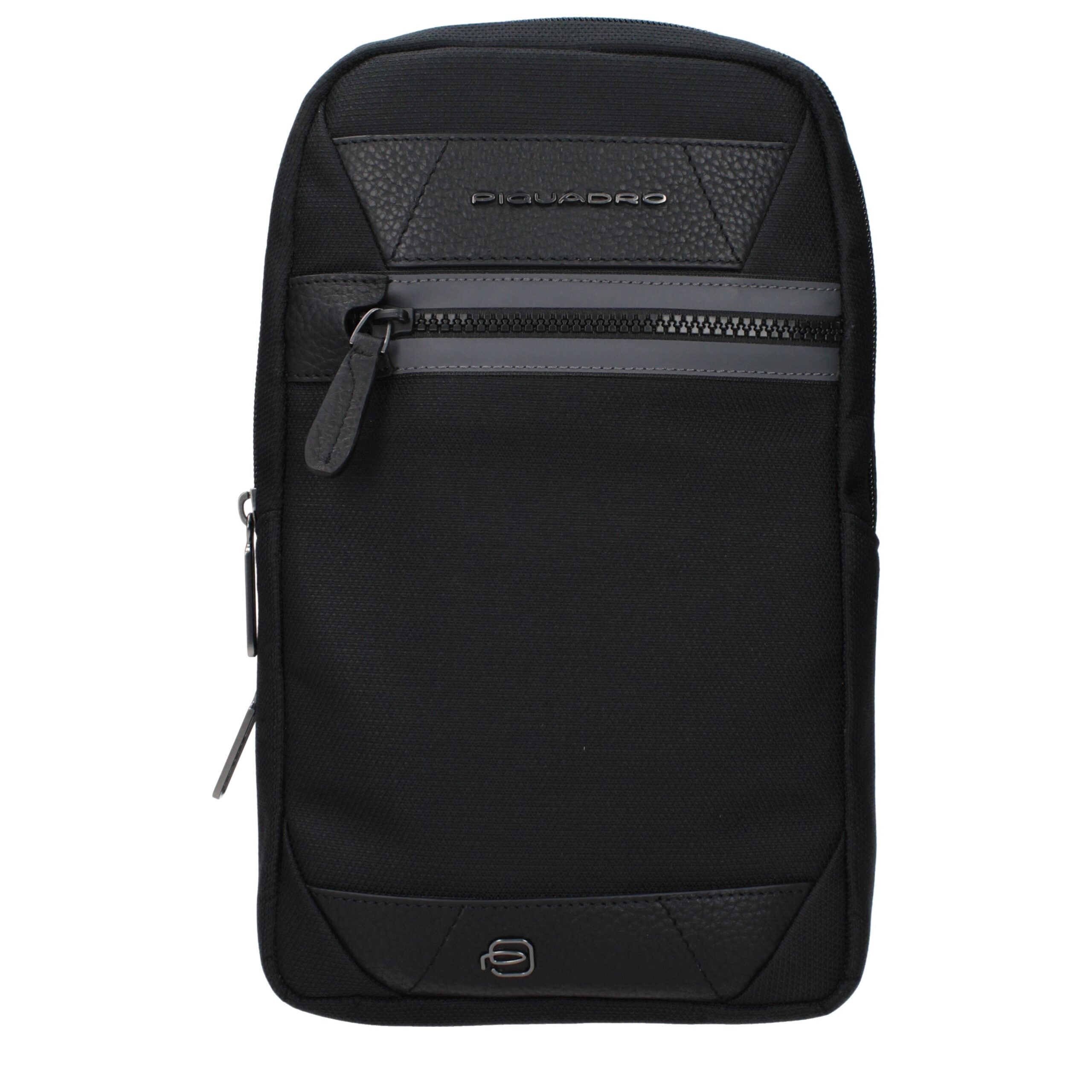 Svart Tyg Axelremsväska - Piquadro