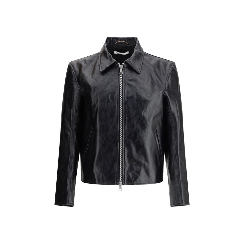Black Leather Mini Jacket - Our Legacy