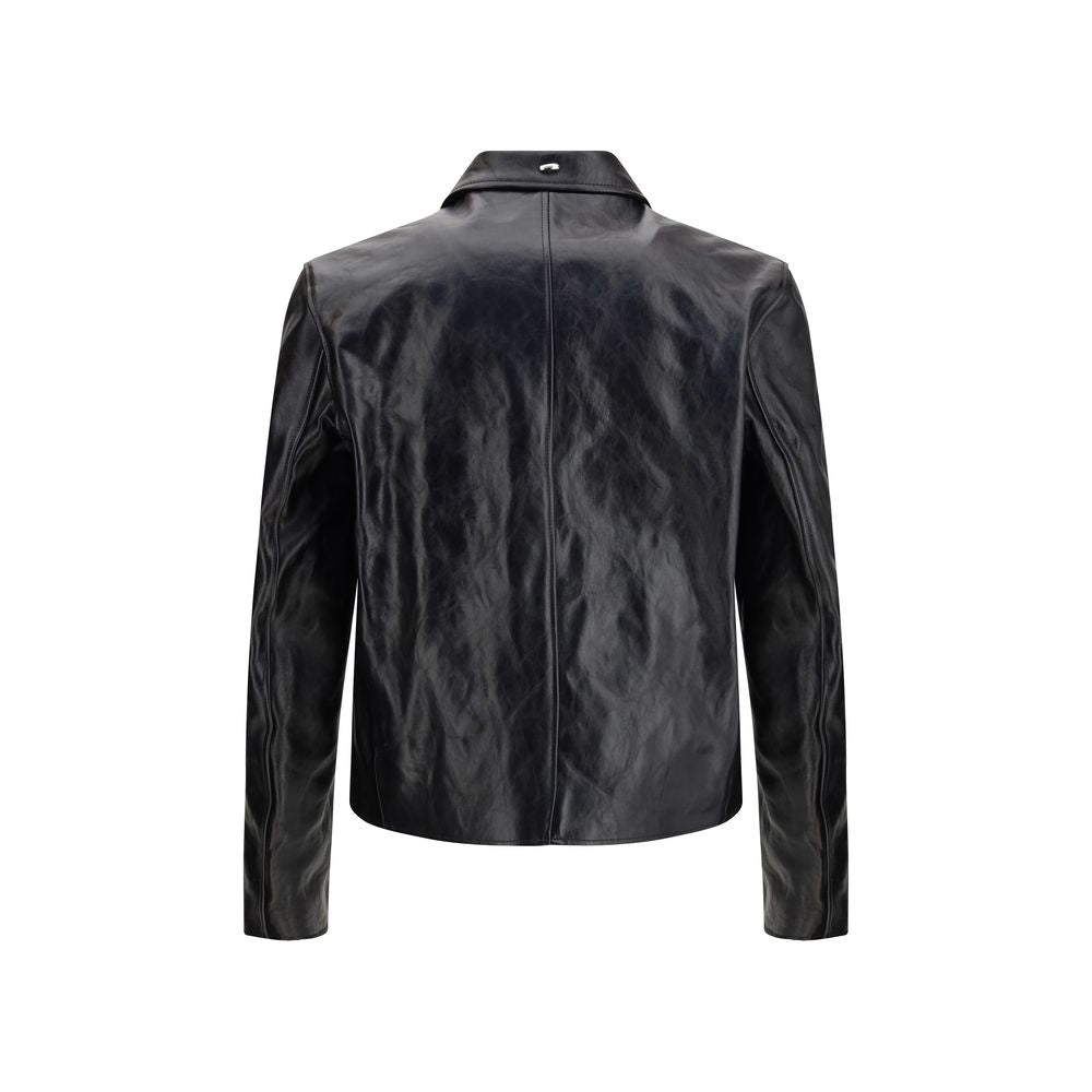 Black Leather Mini Jacket - Our Legacy