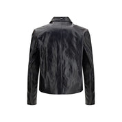 Black Leather Mini Jacket - Our Legacy