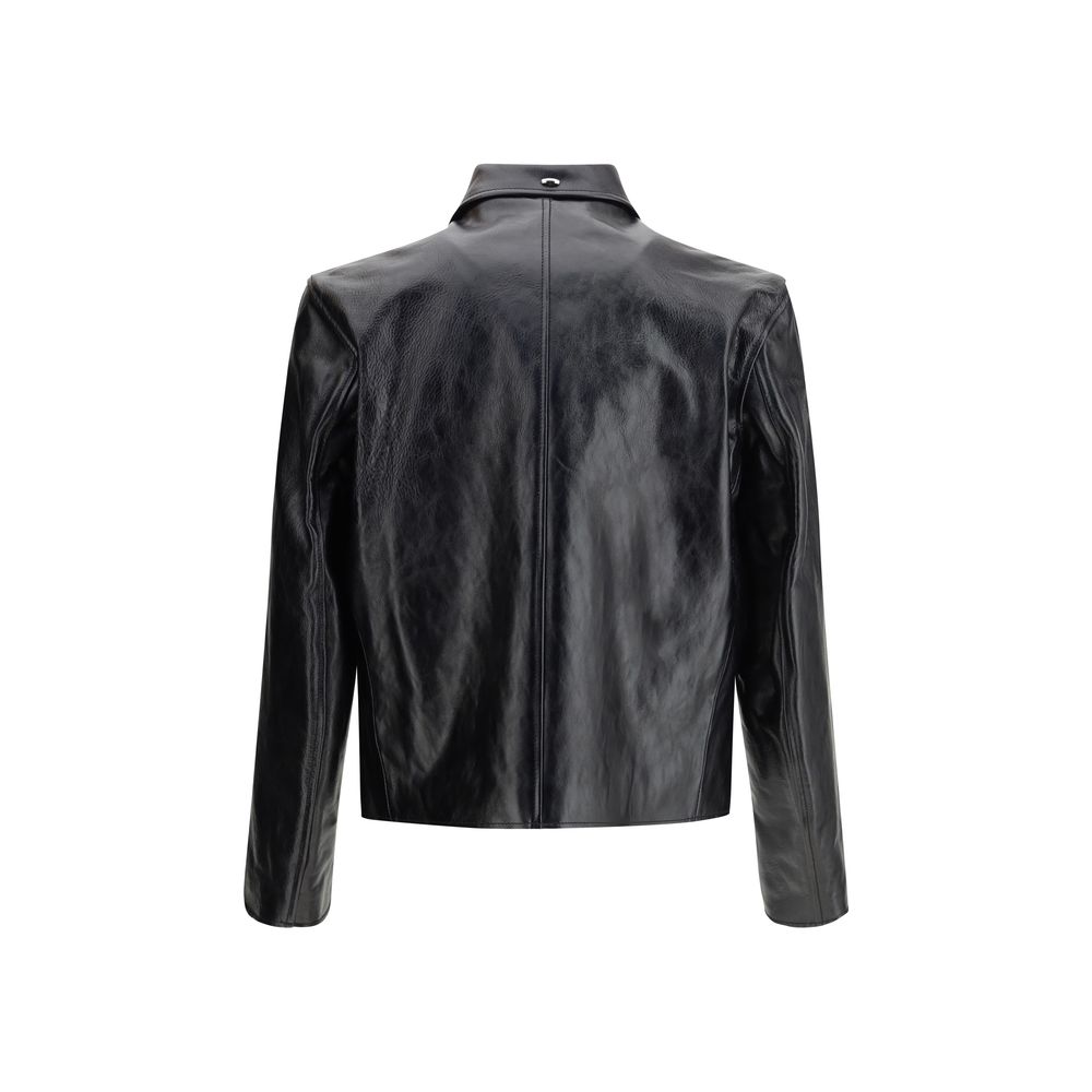 Black Leather Mini Jacket - Our Legacy