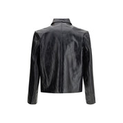 Black Leather Mini Jacket - Our Legacy